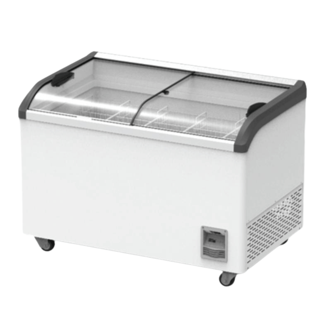 Thermaster Thermaster Heavy Duty Supermarket Glass Sliding Lid Freezers 386L SD-406K