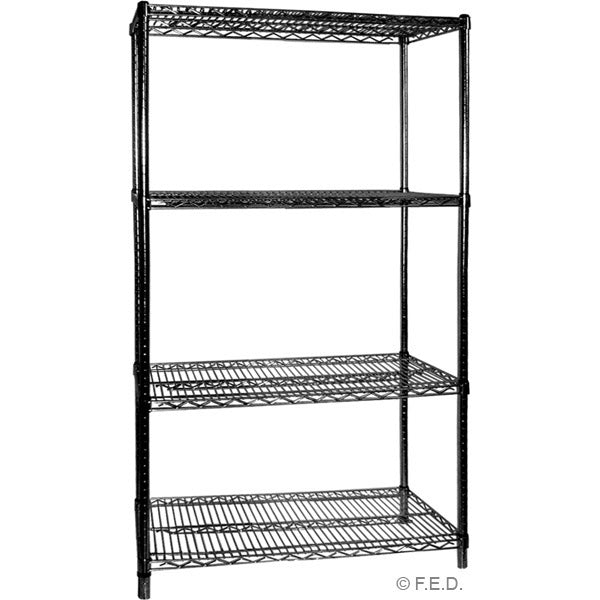 Modular Systems B18/24 Four Tier Shelving - 457 mm deep x 1880 high x 610 Width