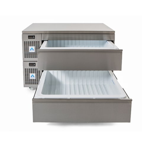 Adande Double Slimline Dual Temperature Drawer VLS2.CW