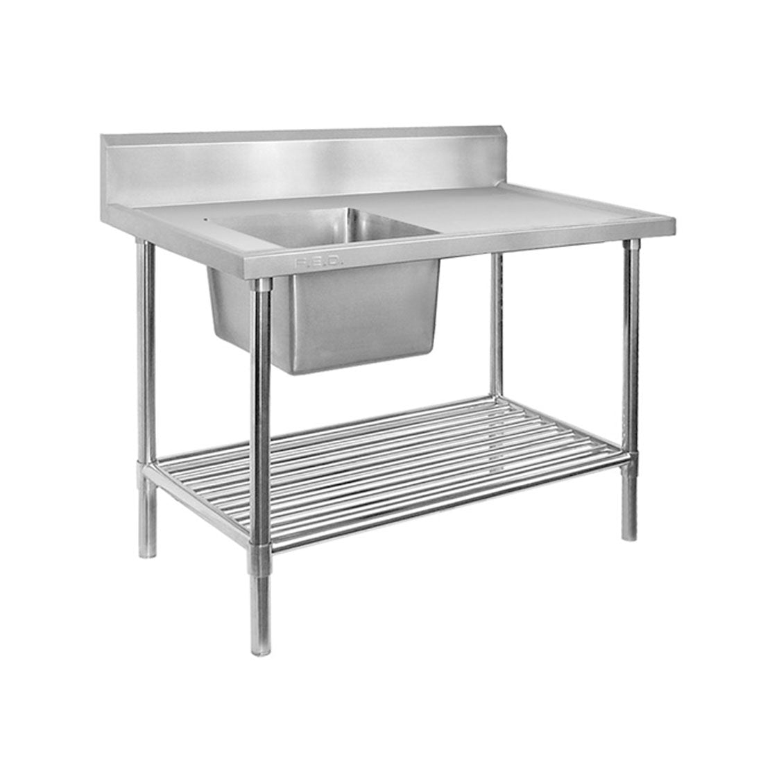 Modular Systems SSB6-1800L/A Single Left Sink Bench with Pot Undershelf