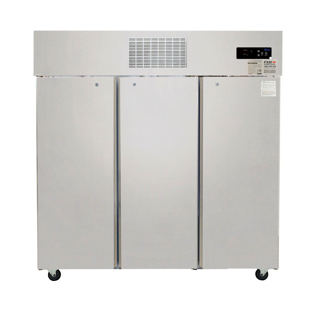 2NDs: Thermaster TROPICAL 3 Door SS Fridge 1500L - SUC1500-NSW1915