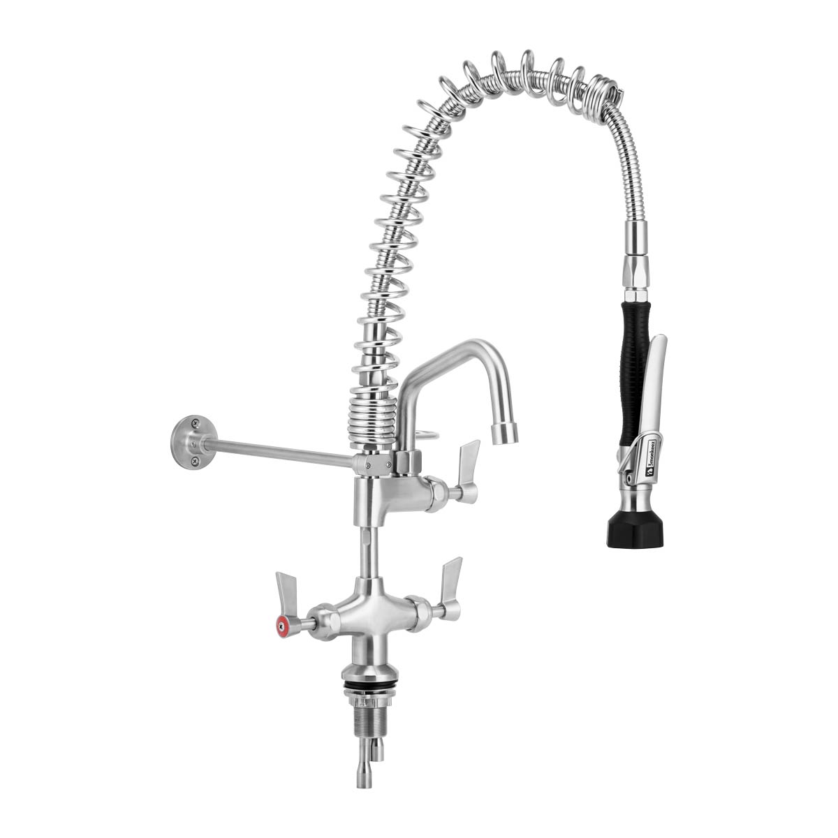 Compact Dual Bench Mount Pre-Rinse with 6" Pot Filler T-3M53015-C