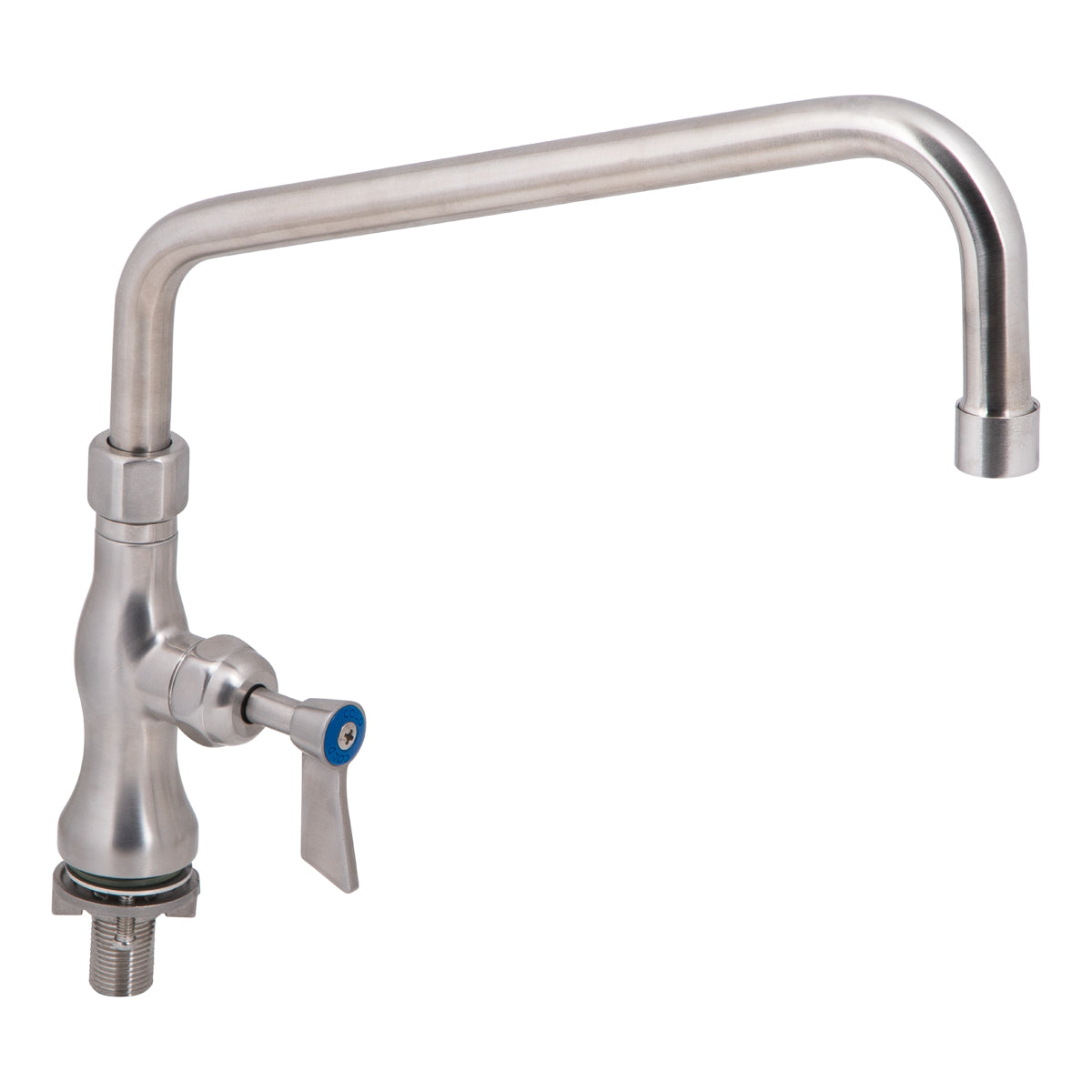 Stainless Steel Single Bench Mount Tap Body with 12" Spout