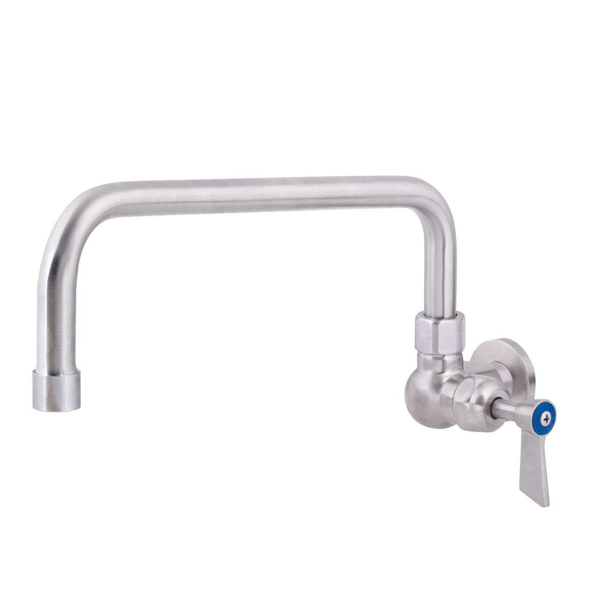 Stainless Steel Single Wall Mount Body with Single Control and 12" Spout