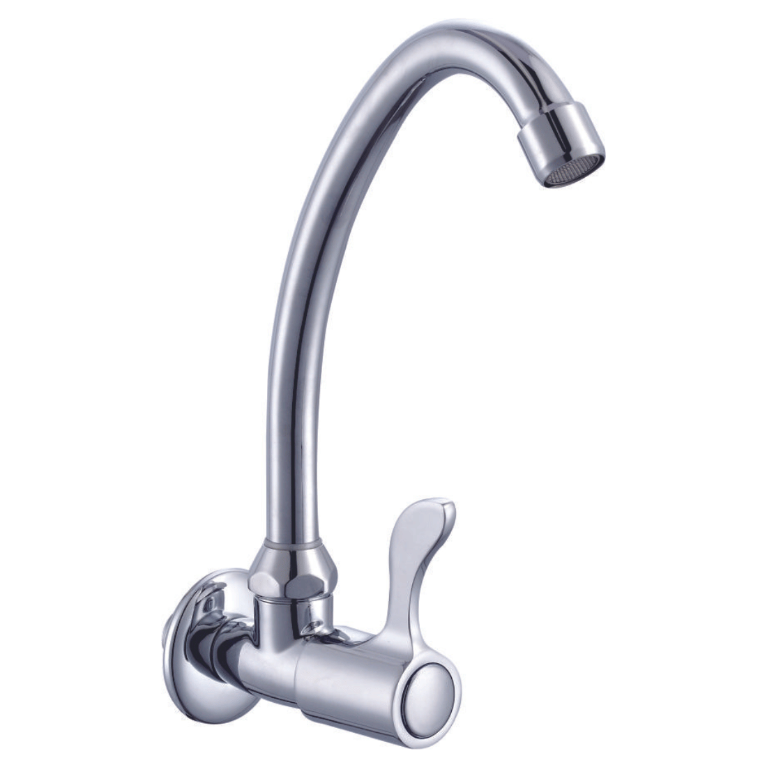 Sunmixer Sunmixer Wall Mounted Gooseneck Faucet with Front Handle T20139L