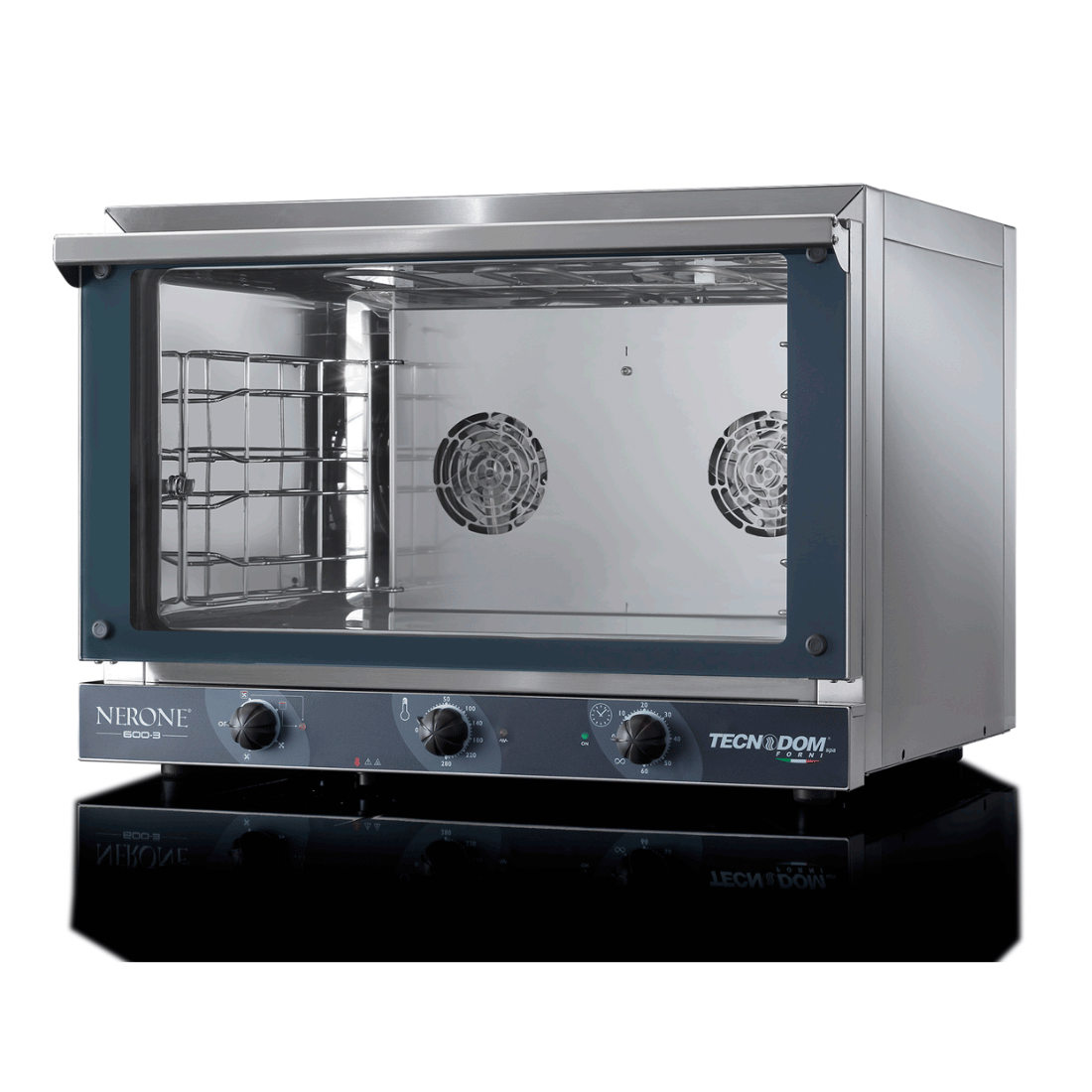 Tecnodom TDE-3BG TECNODOM Nerone EKO 3x 600x400 Tray Convection Oven with Grill