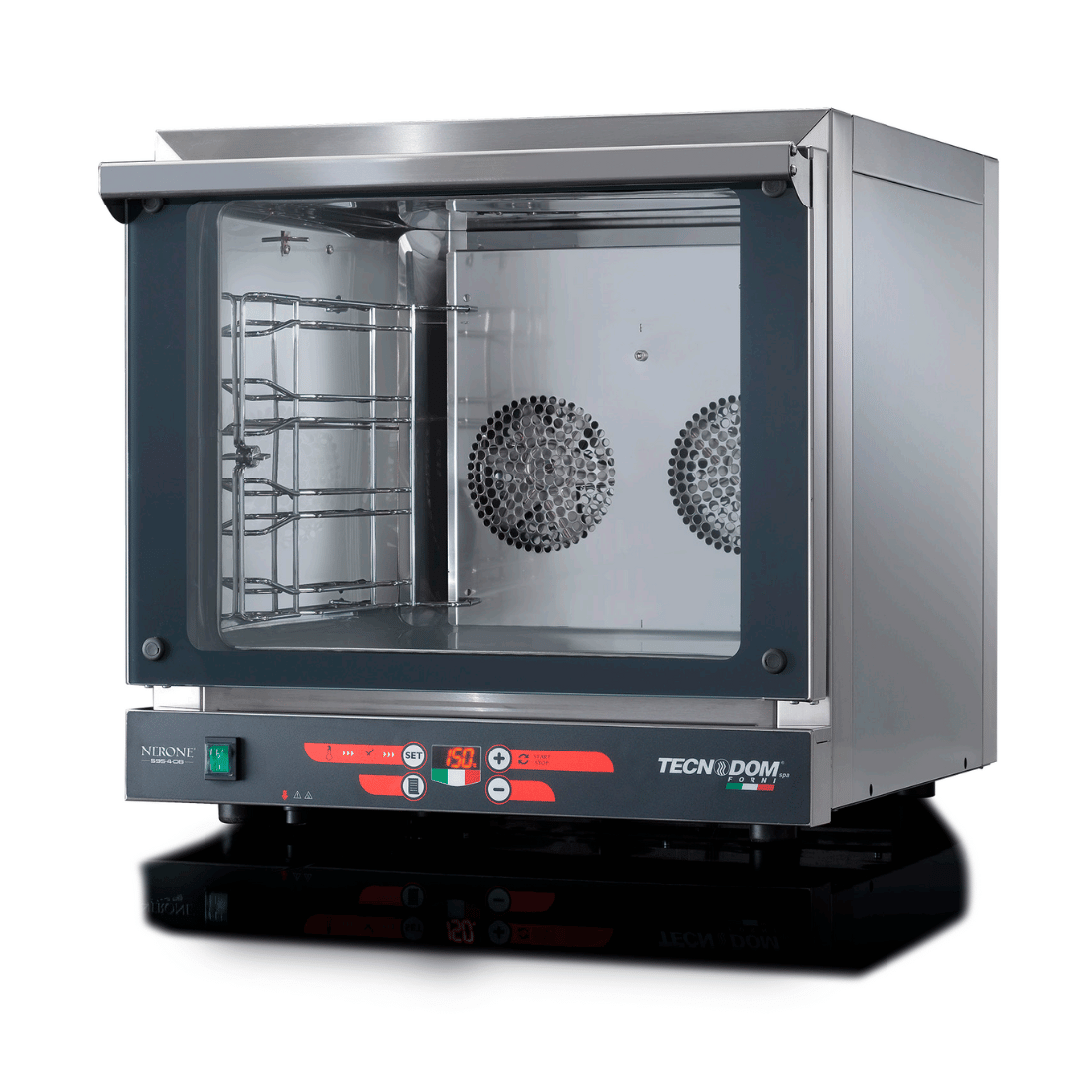 TDE-4CD TECNODOM Nerone EKO Digital 4x 435x350 Tray Convection Oven