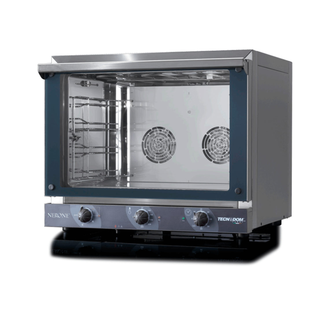 Tecnodom TDE-4CGNG TECNODOM Nerone EKO 4x GN 1/1 Tray Convection Oven with Grill