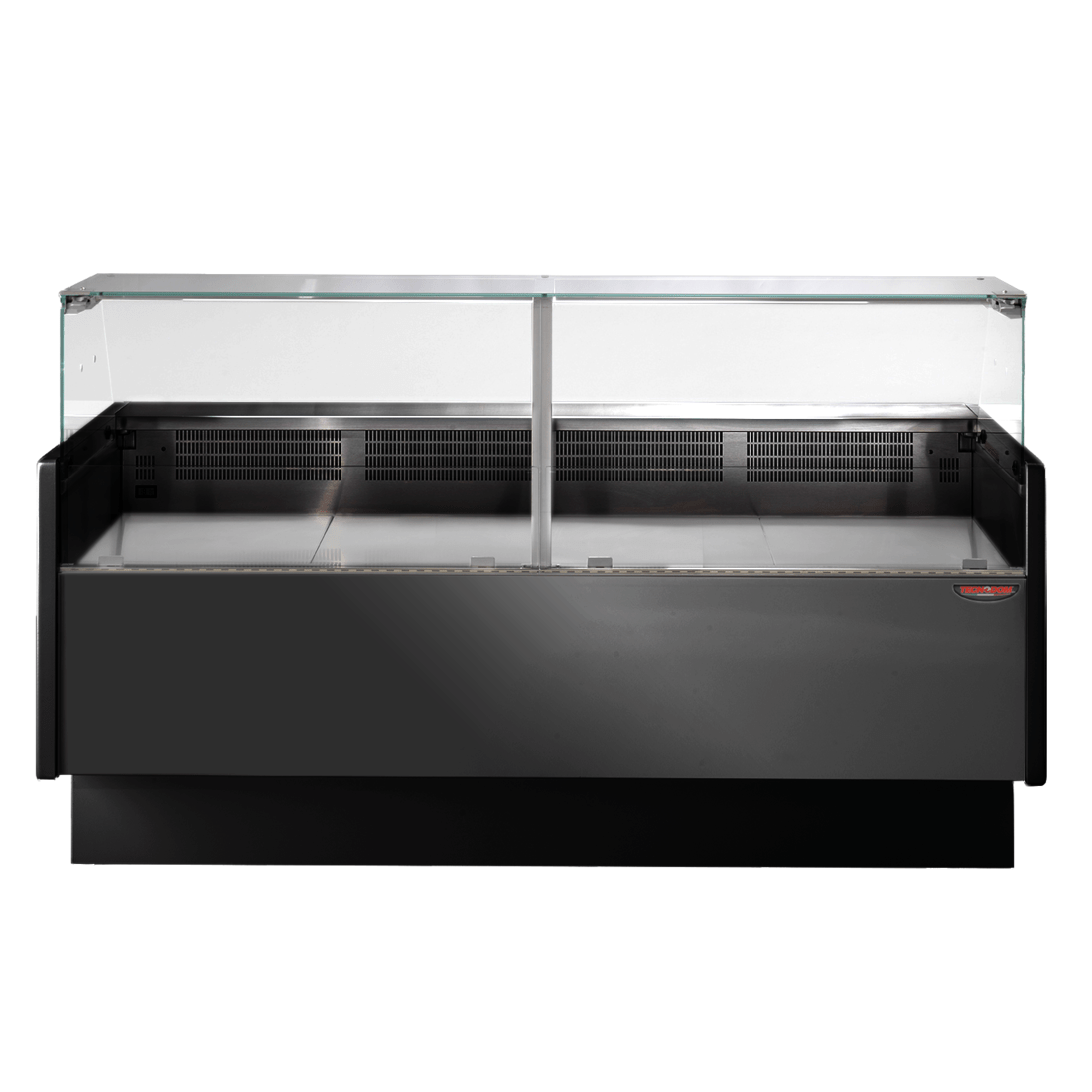 Tecnodom Tecnodom Serie MR9.5 Black 2000mm Wide Deli Display with Storage and Castors TDMR-0920B