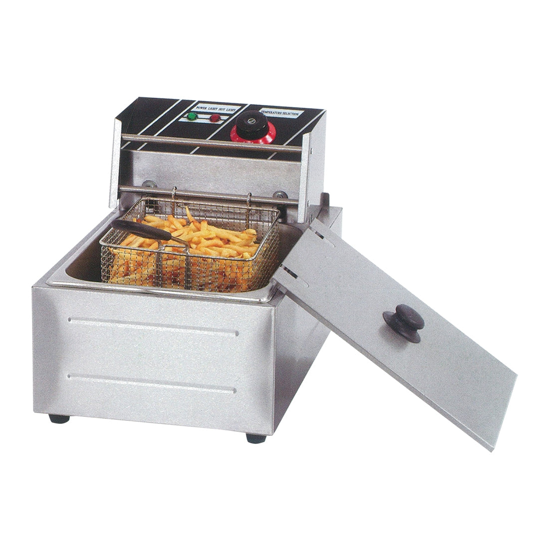 Electmax Electmax Single Tank Electric Fryer 2.4kw - TEF-81KW