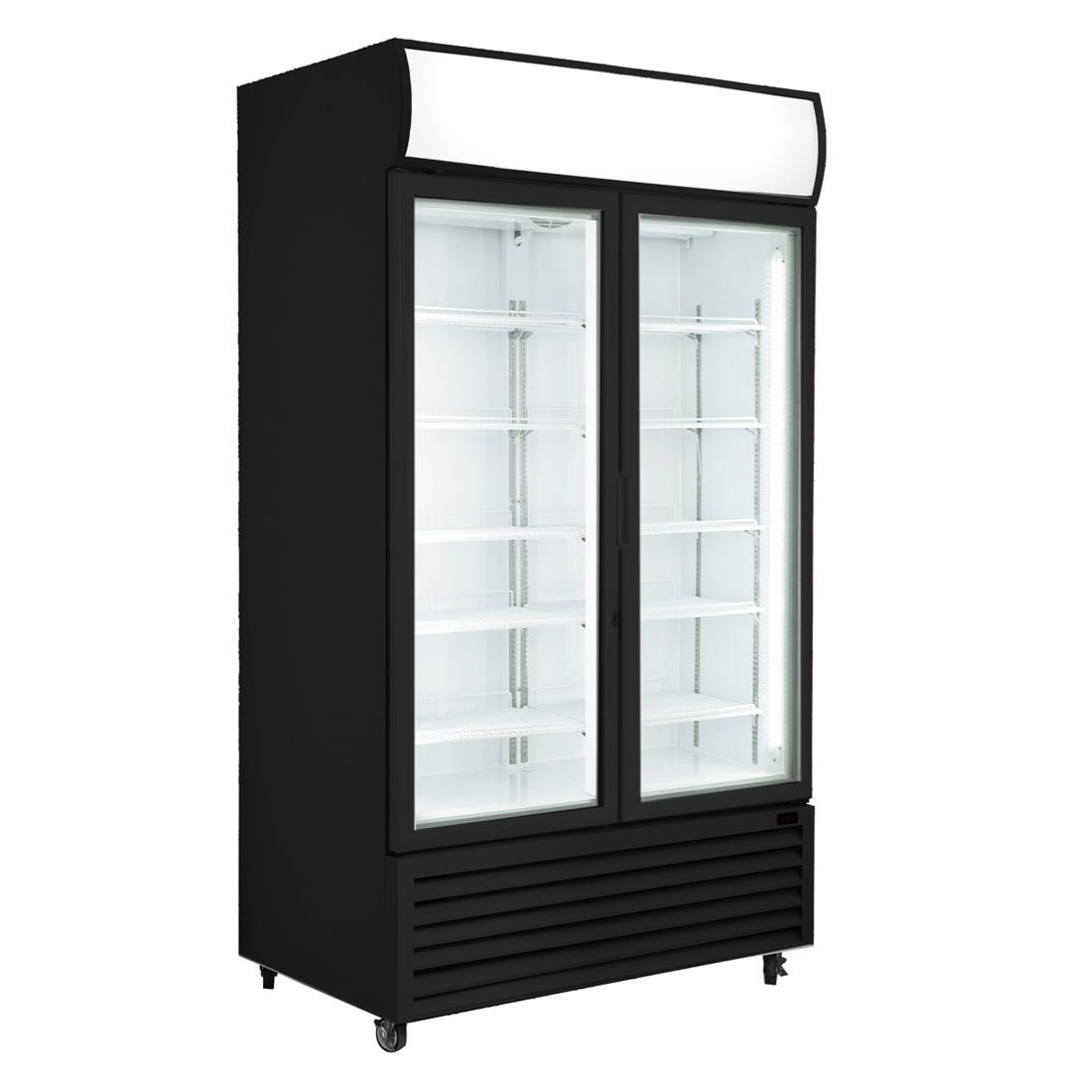 Thermaster 2NDs: Thermaster Colourbond Upright Beverage Fridge 2 Doors Black LG-1000BP-NSW1861