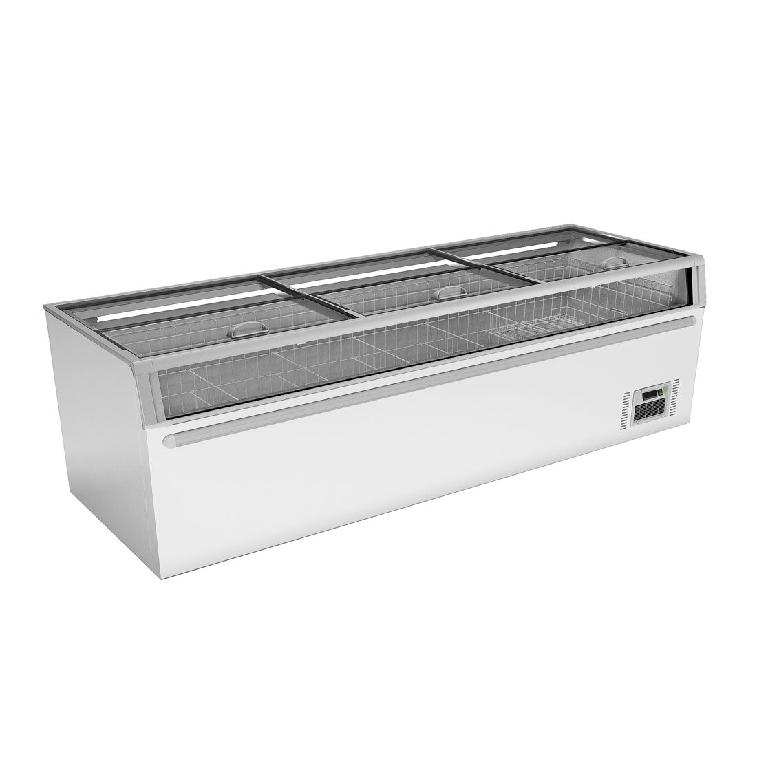 Thermaster Thermaster Supermarket Island Freezer with Glass Sliding Lids ZCD-L250G