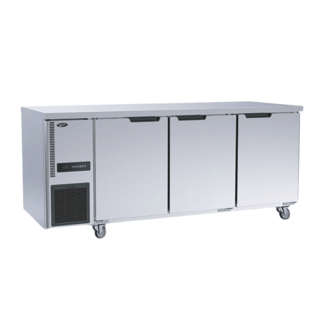 Thermaster Stainless Steel Triple Door Workbench Freezer - TL1800BT-3D