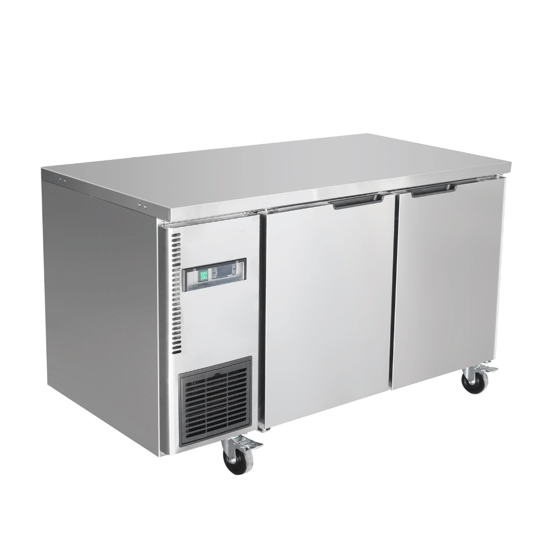 Thermaster Stainless Steel Double Door Workbench Fridge - TS1200TN