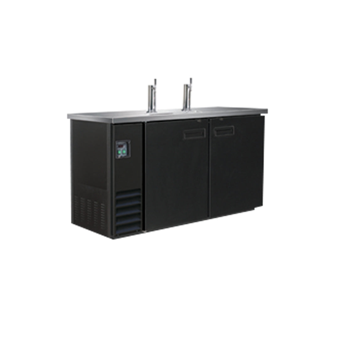 F.H.E Double Door Underbar direct draw dispenser 2-barrel UBD-2