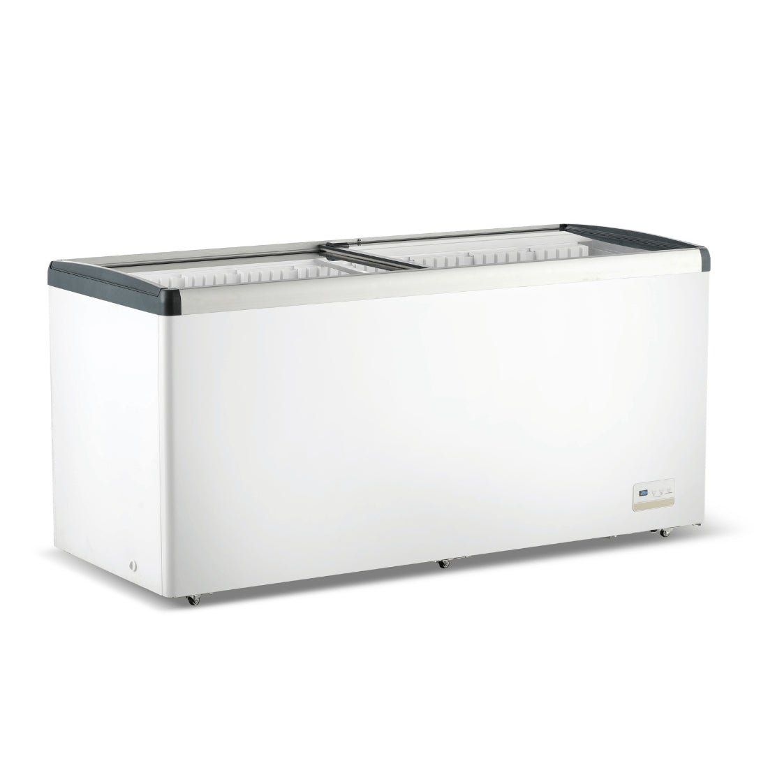 Thermaster 586L Chest Freezer with Flat Glass Sliding Lids - WD586G