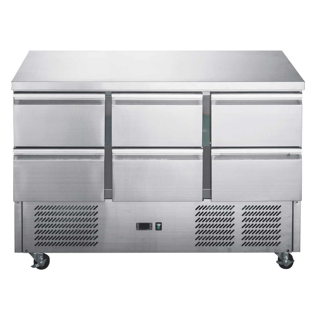 FED-X Six Drawer Salad Prep Fridge - XGNS1300D-6D