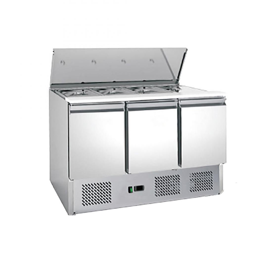 FED-X FED-X Three Door Salad Prep Fridge - XGNS1300S