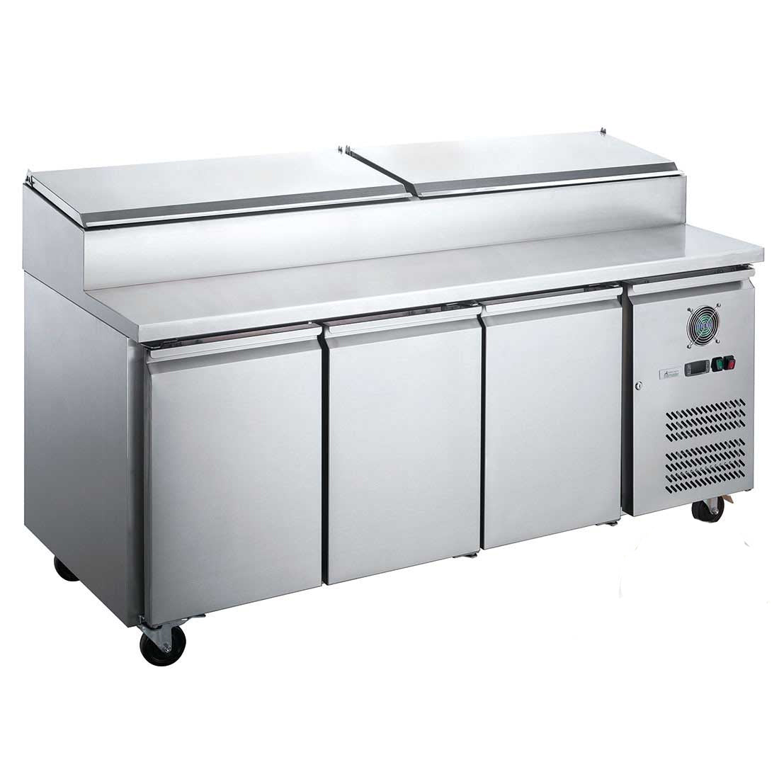 FED-X FED-X S/S Three Door Sandwich Counter - XSS7C18S3V