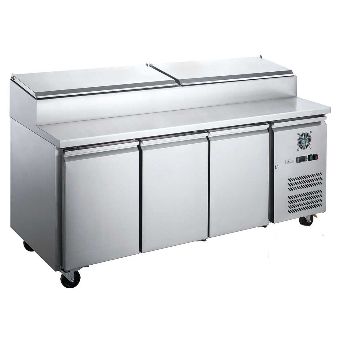 FED-X 2NDs: FED-X S/S Three Door Sandwich Counter XSS7C18S3V-NSW1788