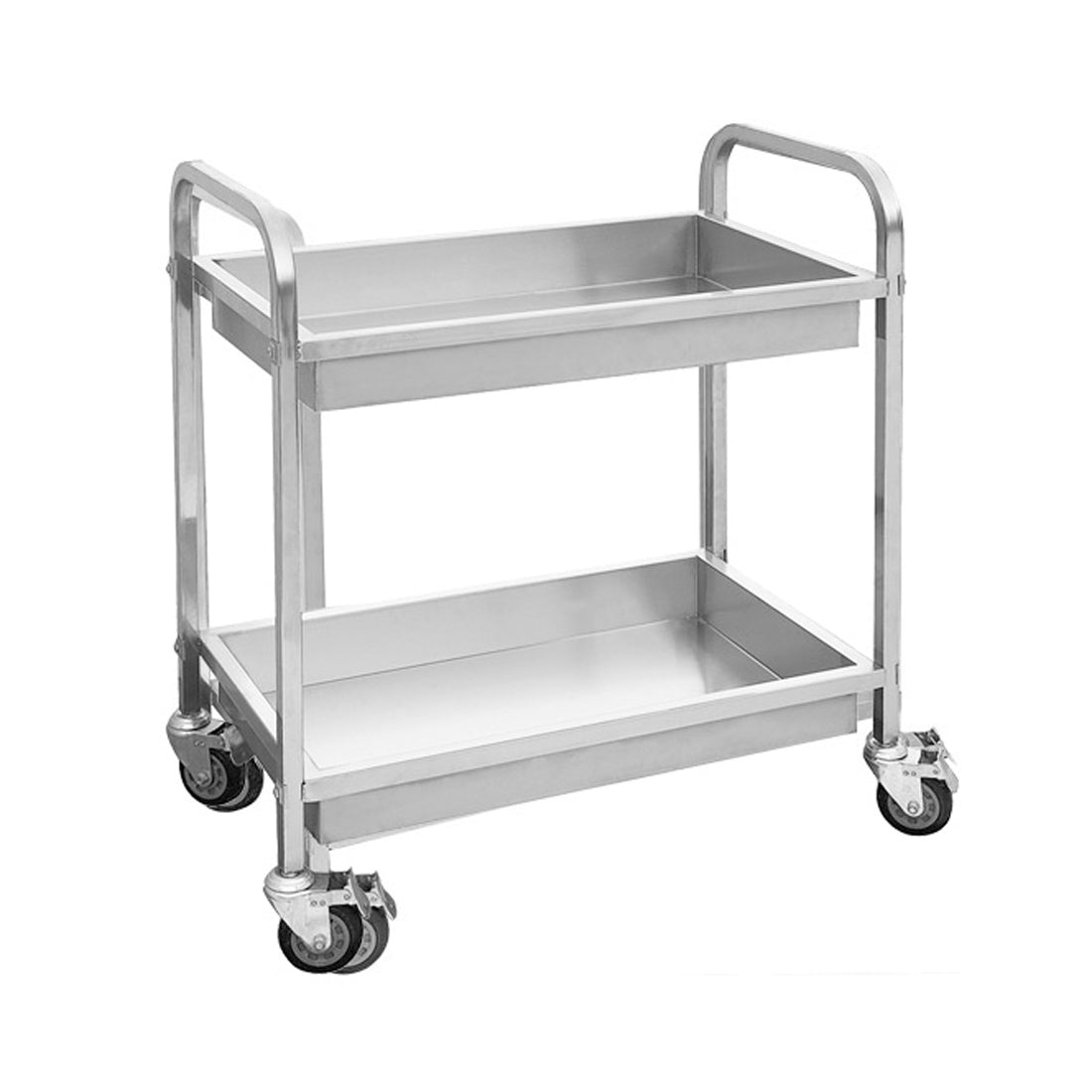 Modular Systems YC-102D - Stainless Steel trolley with 2 shelves